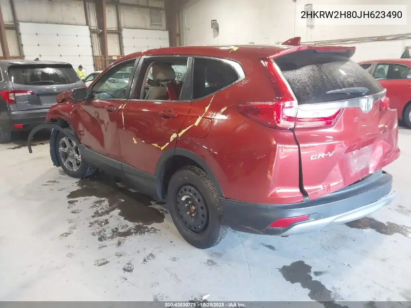 2HKRW2H80JH623490 2018 Honda Cr-V Ex-L/Ex-L Navi