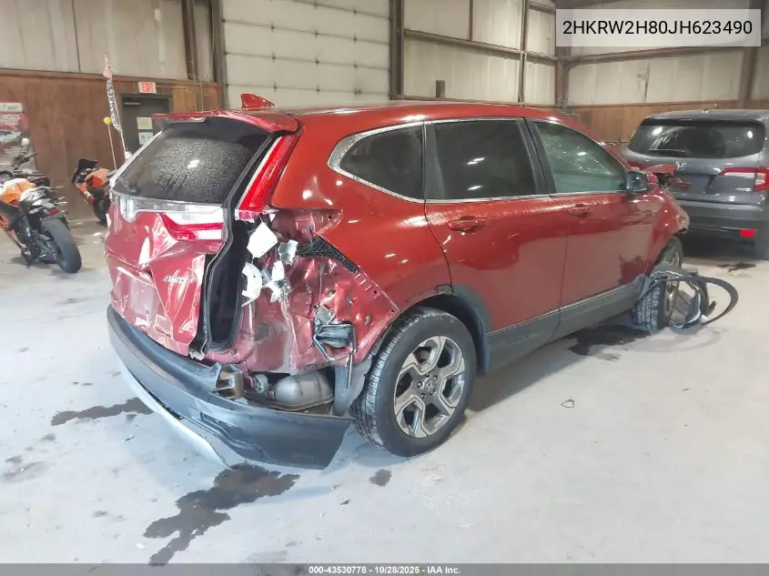 2HKRW2H80JH623490 2018 Honda Cr-V Ex-L/Ex-L Navi
