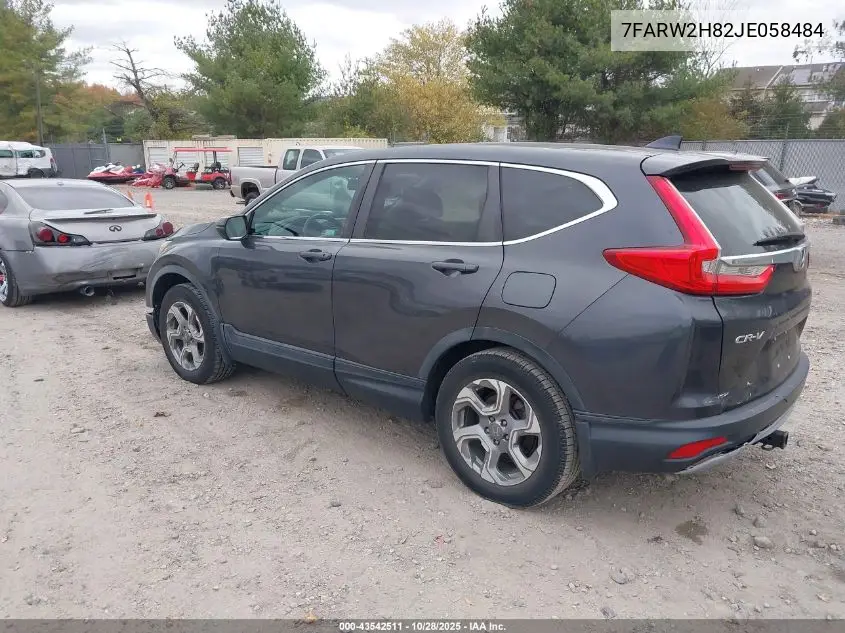 7FARW2H82JE058484 2018 Honda Cr-V Ex-L/Ex-L Navi