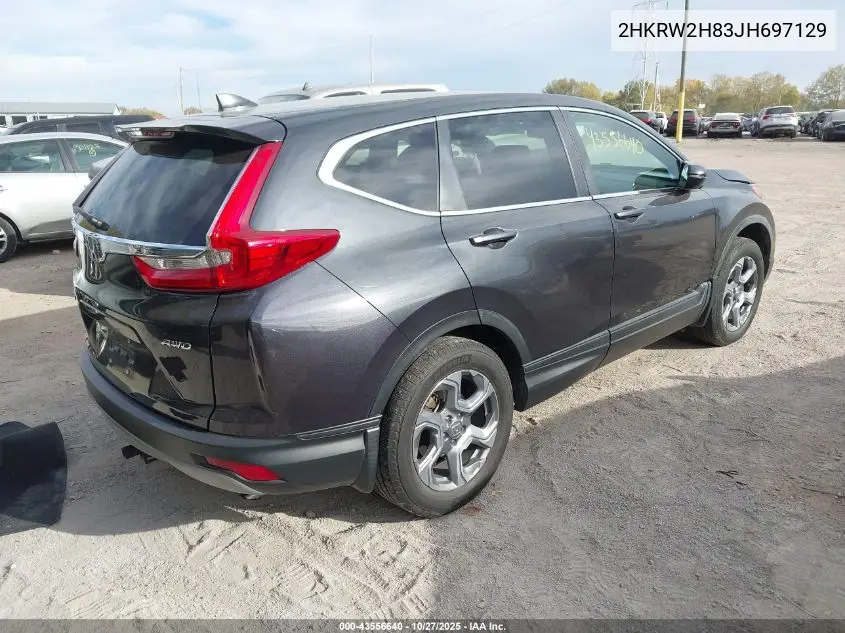 2HKRW2H83JH697129 2018 Honda Cr-V Ex-L/Ex-L Navi