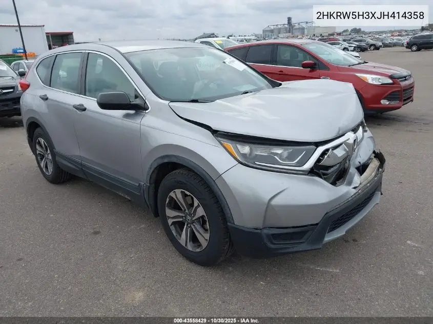 2HKRW5H3XJH414358 2018 Honda Cr-V Lx