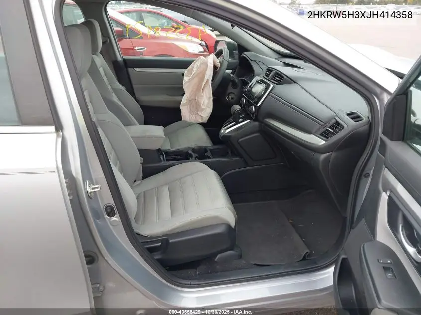 2HKRW5H3XJH414358 2018 Honda Cr-V Lx