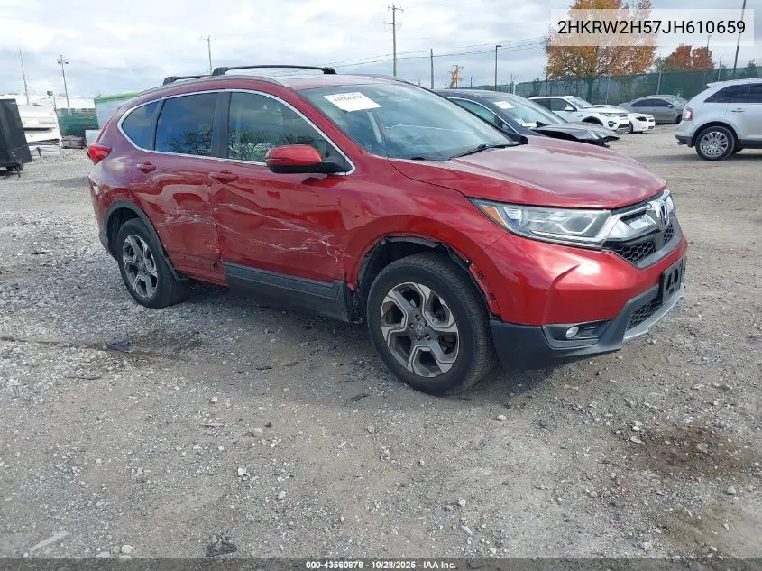 2HKRW2H57JH610659 2018 Honda Cr-V Ex