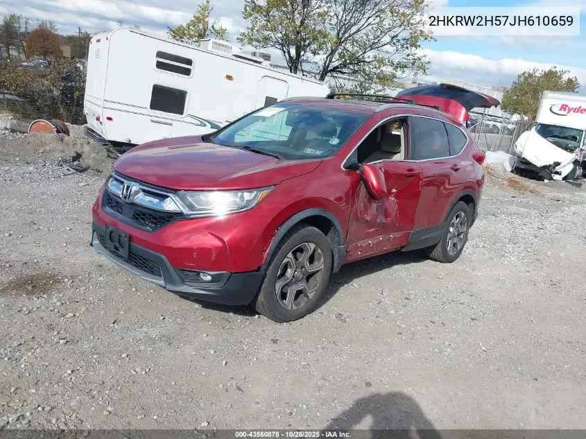 2HKRW2H57JH610659 2018 Honda Cr-V Ex