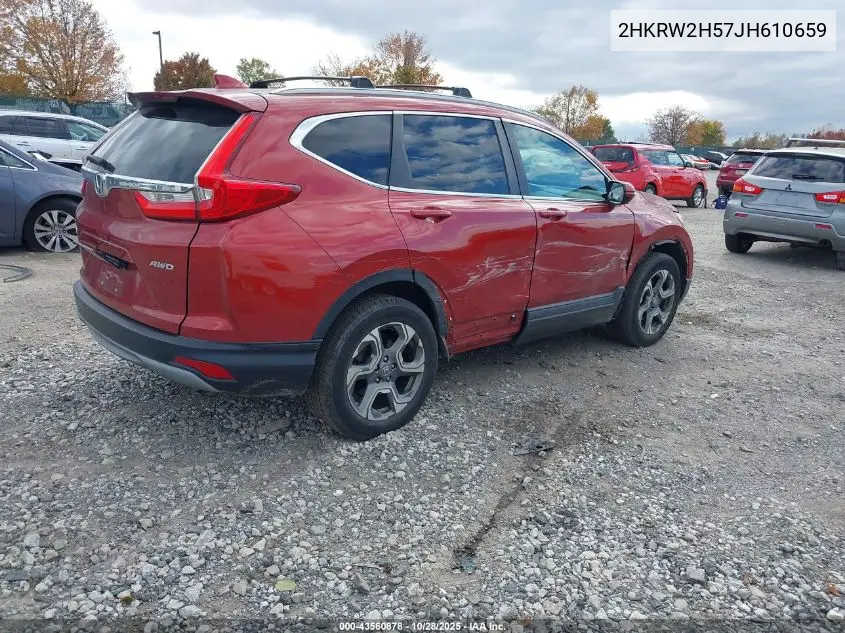 2HKRW2H57JH610659 2018 Honda Cr-V Ex