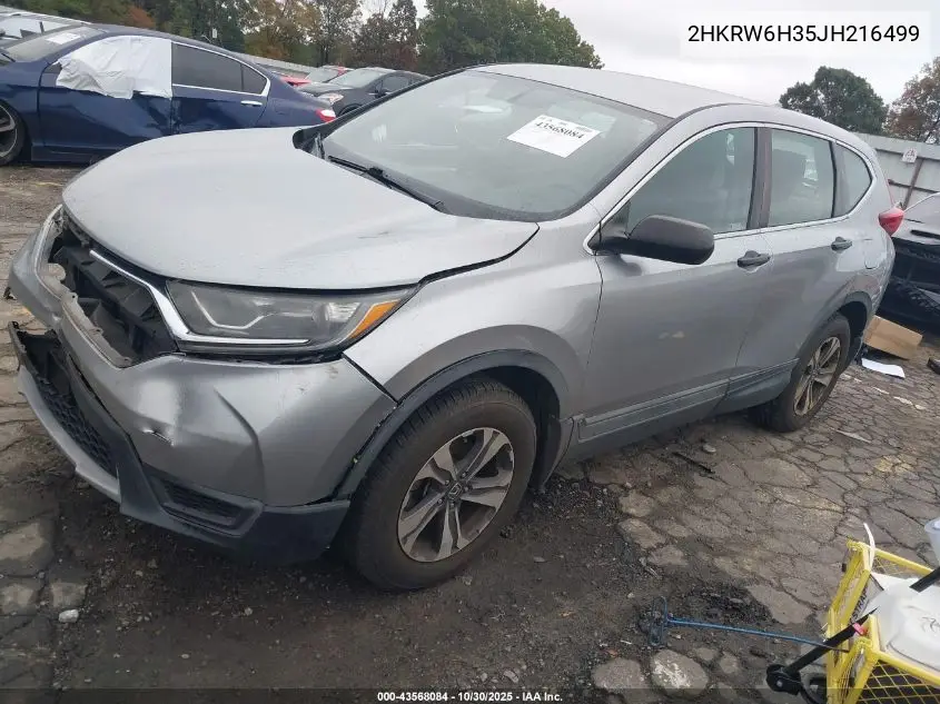 2HKRW6H35JH216499 2018 Honda Cr-V Lx