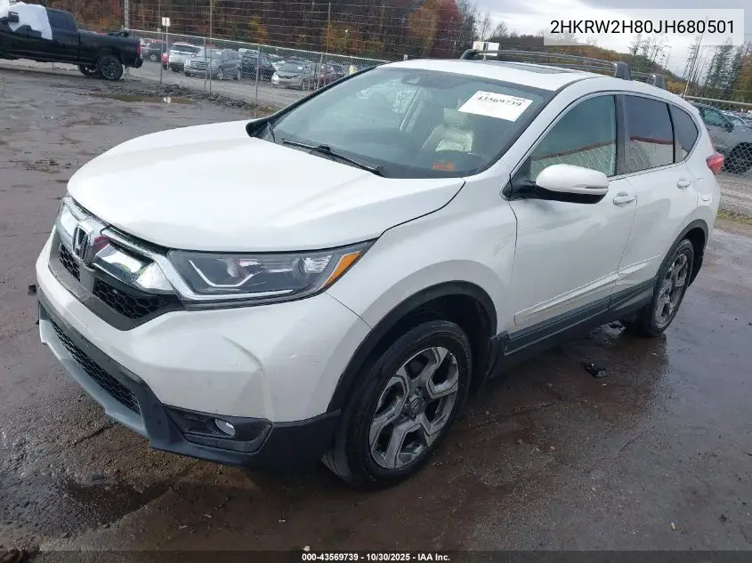 2HKRW2H80JH680501 2018 Honda Cr-V Ex-L/Ex-L Navi