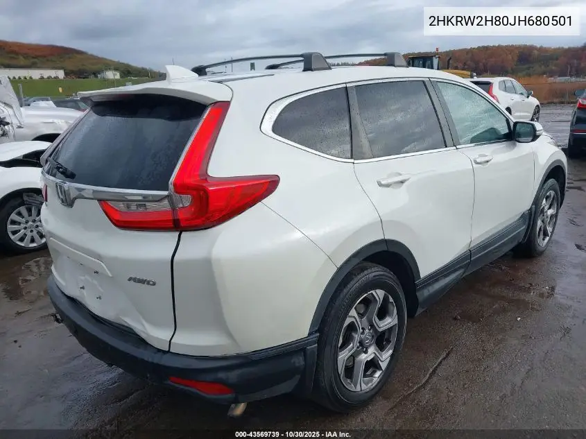 2HKRW2H80JH680501 2018 Honda Cr-V Ex-L/Ex-L Navi