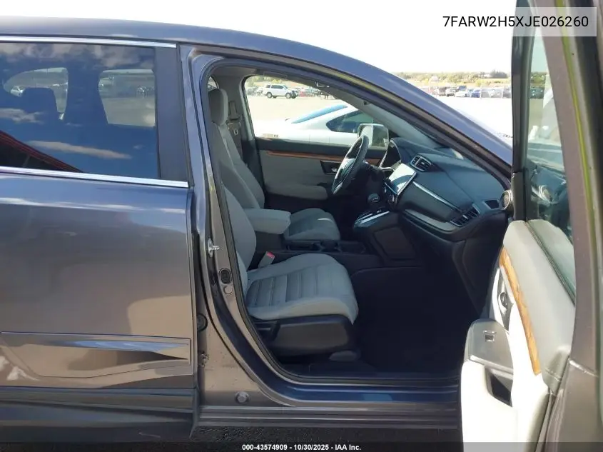 7FARW2H5XJE026260 2018 Honda Cr-V Ex
