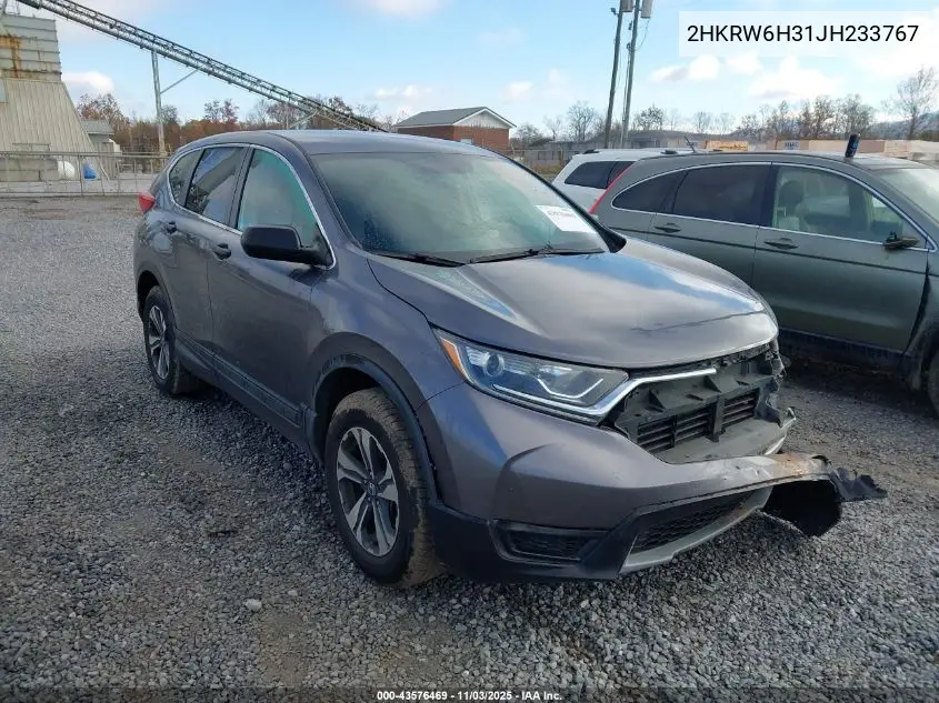 2HKRW6H31JH233767 2018 Honda Cr-V Lx