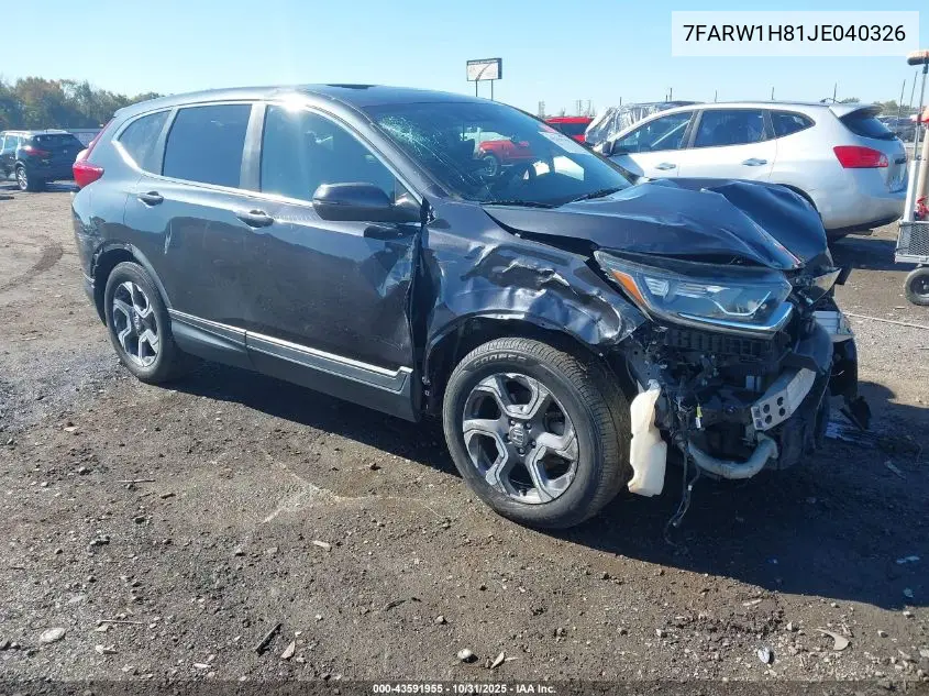 7FARW1H81JE040326 2018 Honda Cr-V Exl