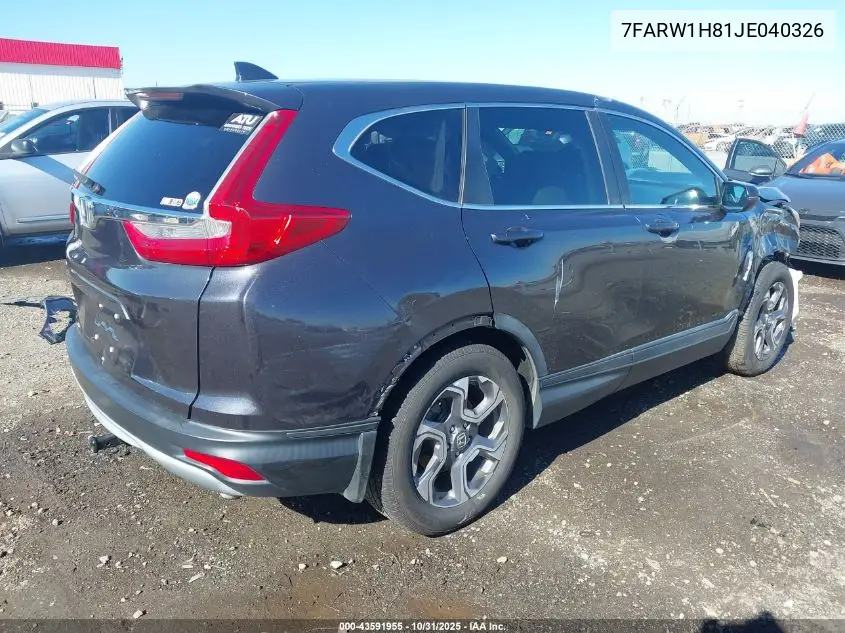 7FARW1H81JE040326 2018 Honda Cr-V Exl