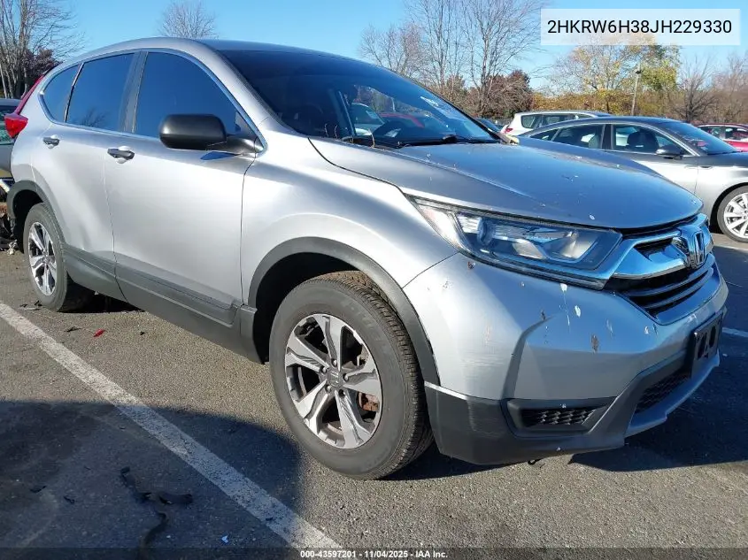 2HKRW6H38JH229330 2018 Honda Cr-V Lx