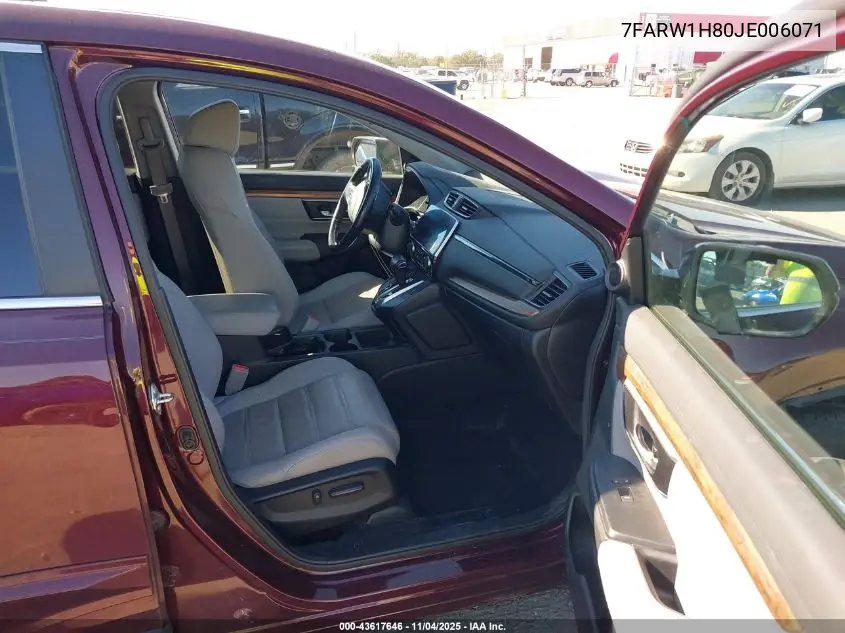 7FARW1H80JE006071 2018 Honda Cr-V Ex-L/Ex-L Navi