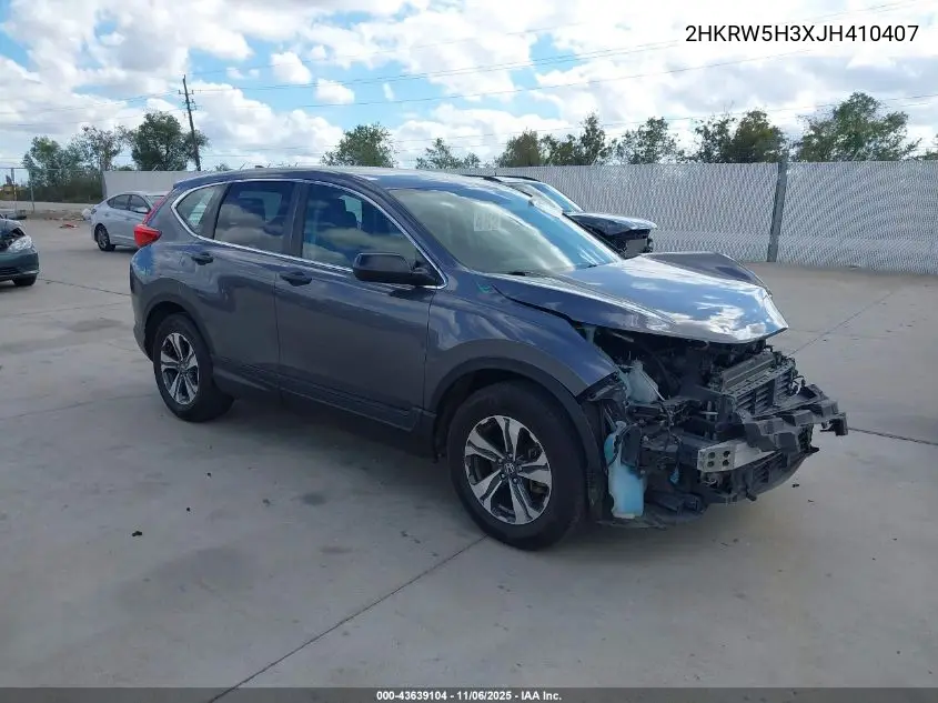 2HKRW5H3XJH410407 2018 Honda Cr-V Lx