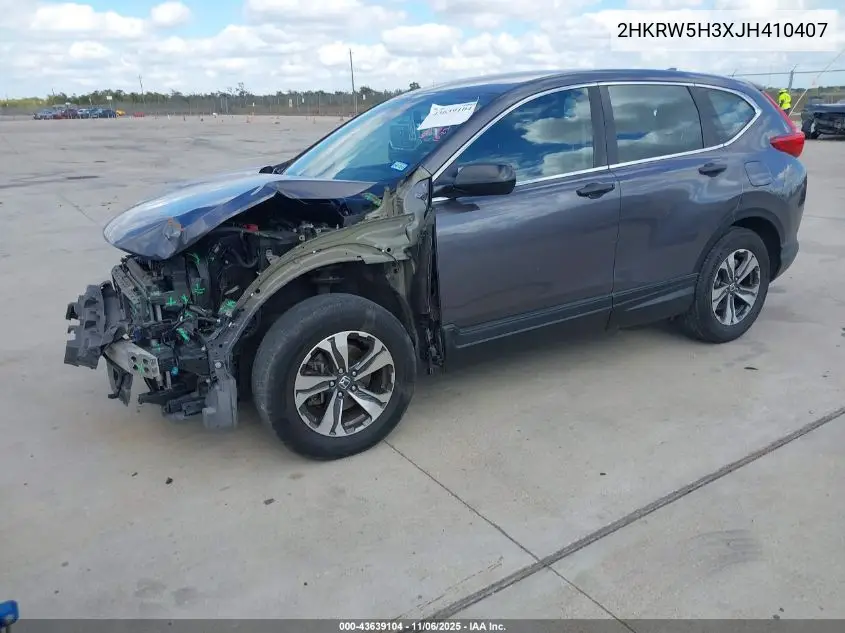 2HKRW5H3XJH410407 2018 Honda Cr-V Lx