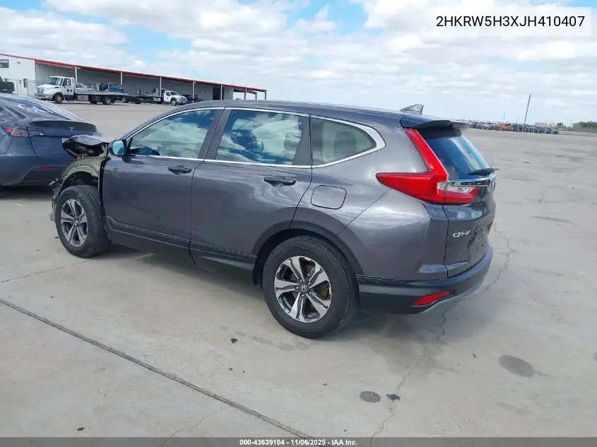 2HKRW5H3XJH410407 2018 Honda Cr-V Lx