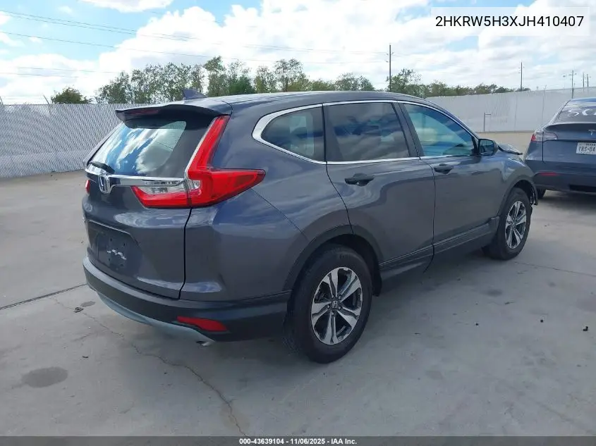 2HKRW5H3XJH410407 2018 Honda Cr-V Lx