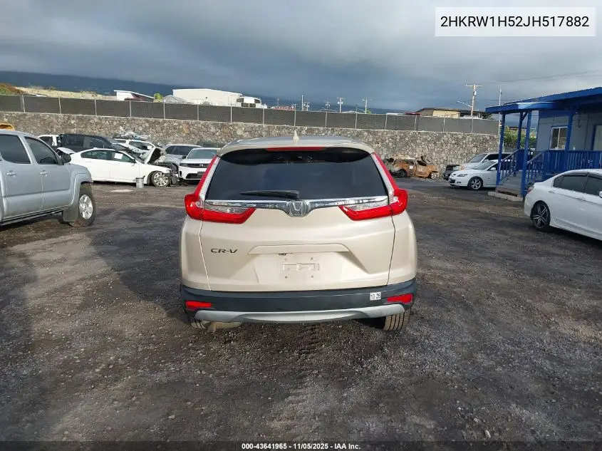 2HKRW1H52JH517882 2018 Honda Cr-V Ex