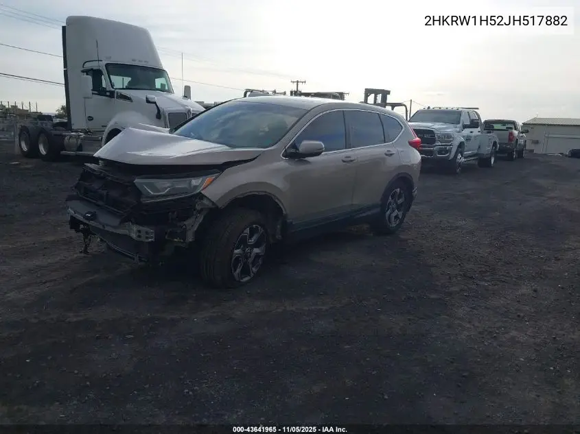 2HKRW1H52JH517882 2018 Honda Cr-V Ex