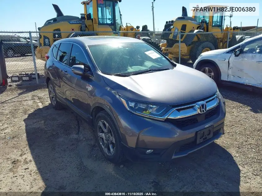7FARW1H82JE006380 2018 Honda Cr-V Ex-L/Ex-L Navi
