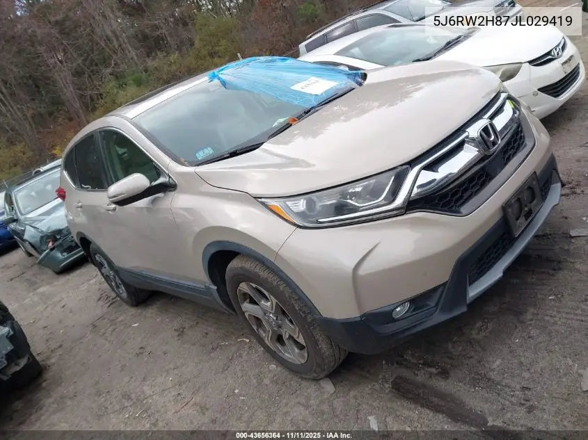 5J6RW2H87JL029419 2018 Honda Cr-V