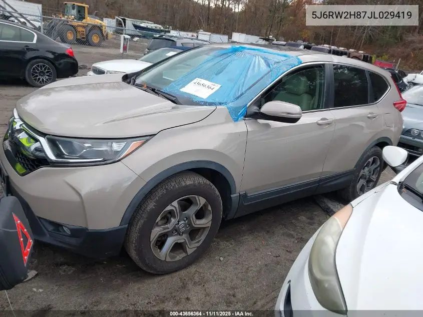 5J6RW2H87JL029419 2018 Honda Cr-V