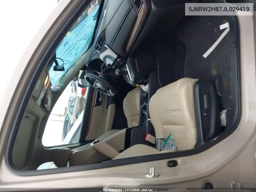 5J6RW2H87JL029419 2018 Honda Cr-V