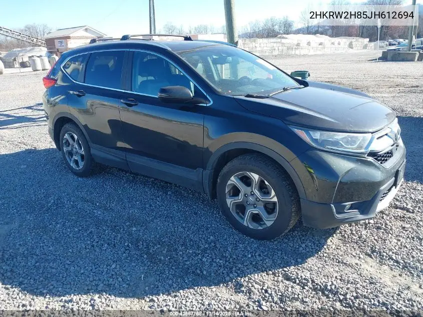 2HKRW2H85JH612694 2018 Honda Cr-V Ex-L/Ex-L Navi