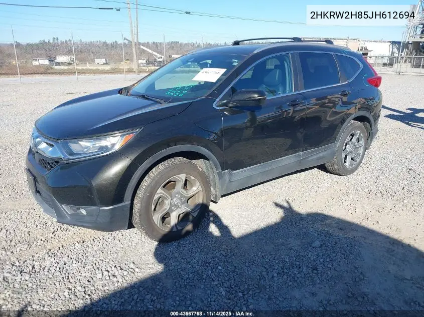 2HKRW2H85JH612694 2018 Honda Cr-V Ex-L/Ex-L Navi