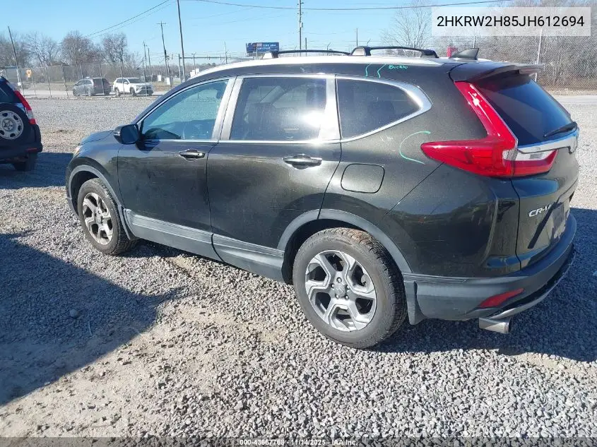 2HKRW2H85JH612694 2018 Honda Cr-V Ex-L/Ex-L Navi