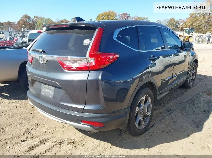 7FARW1H87JE035910 2018 Honda Cr-V Ex-L/Ex-L Navi