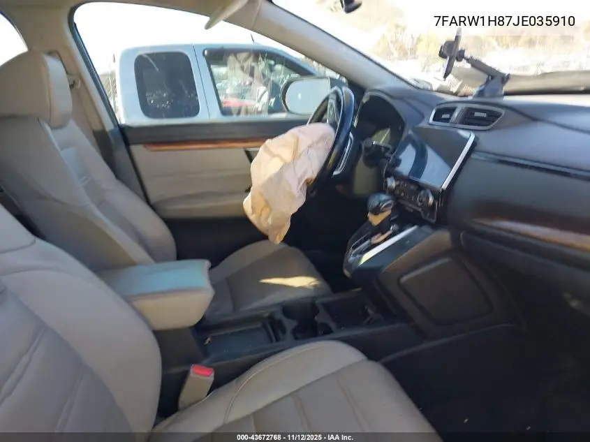 7FARW1H87JE035910 2018 Honda Cr-V Ex-L/Ex-L Navi