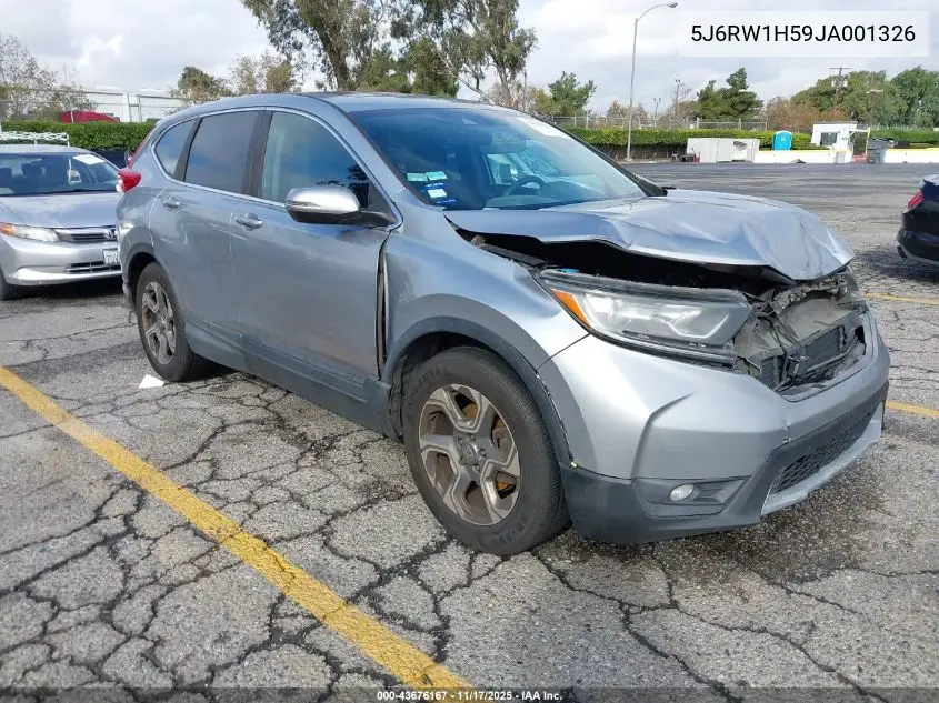 5J6RW1H59JA001326 2018 Honda Cr-V Ex