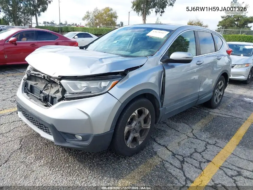 5J6RW1H59JA001326 2018 Honda Cr-V Ex