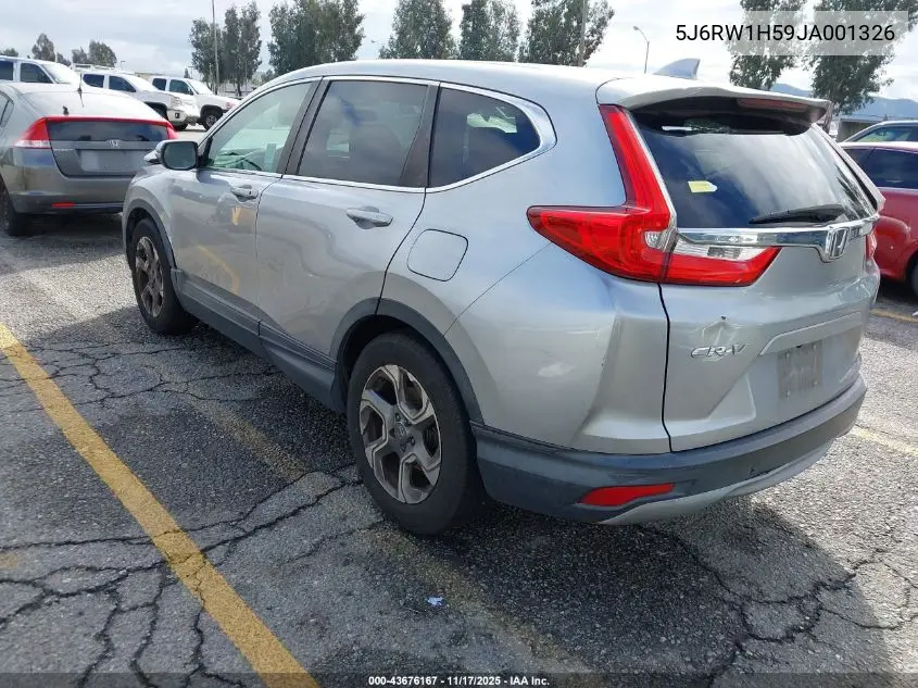 5J6RW1H59JA001326 2018 Honda Cr-V Ex