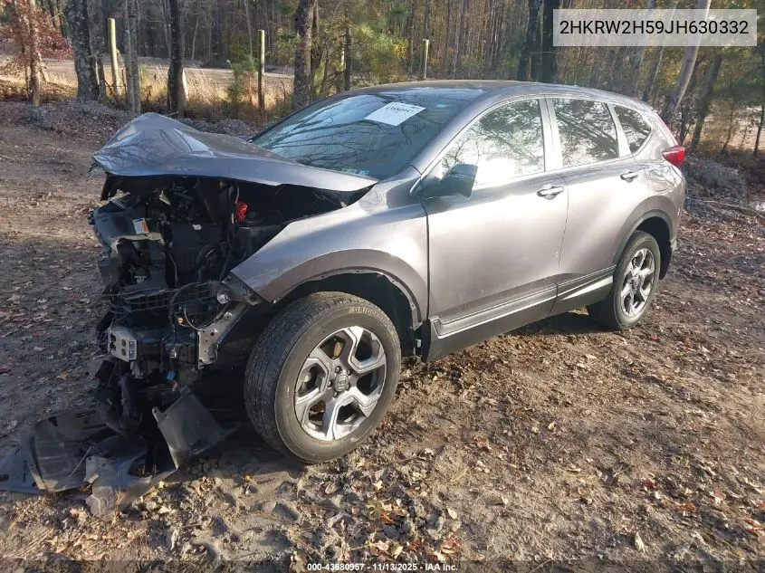 2HKRW2H59JH630332 2018 Honda Cr-V Ex