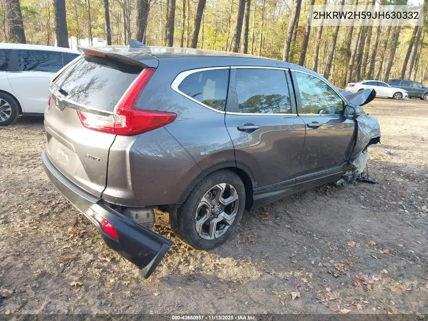 2HKRW2H59JH630332 2018 Honda Cr-V Ex