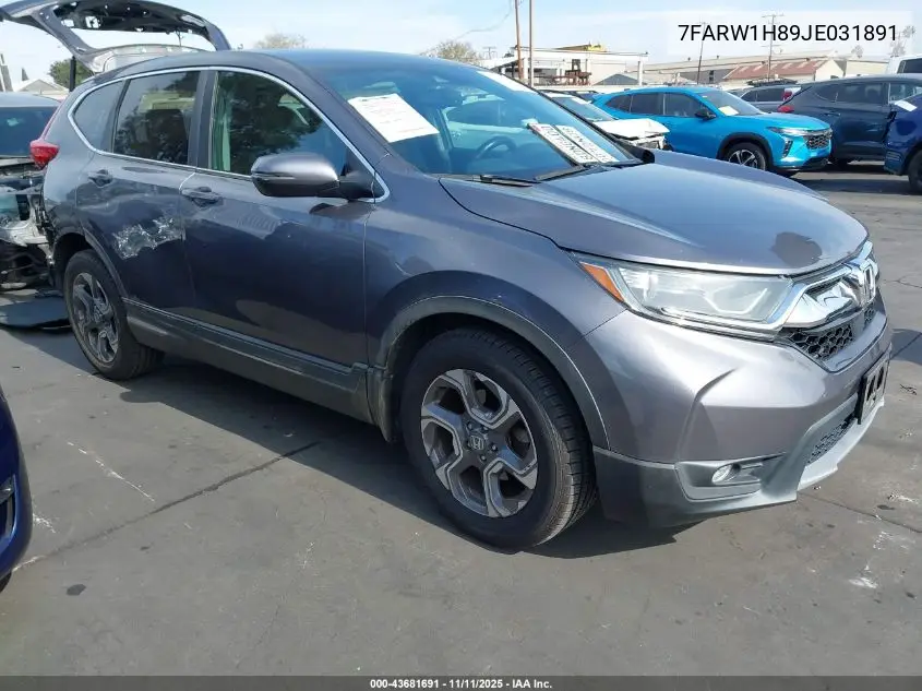 7FARW1H89JE031891 2018 Honda Cr-V Ex-L/Ex-L Navi