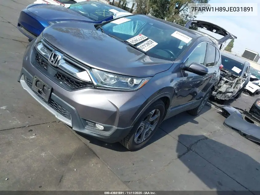 7FARW1H89JE031891 2018 Honda Cr-V Ex-L/Ex-L Navi