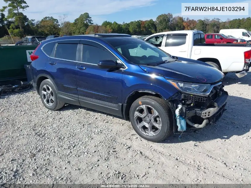 7FARW2H84JE103294 2018 Honda Cr-V