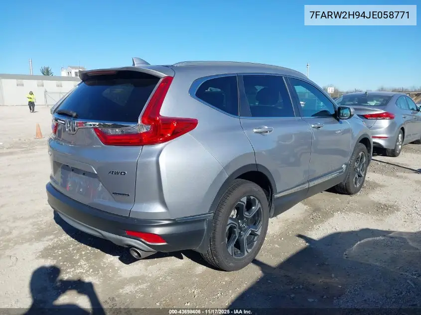 7FARW2H94JE058771 2018 Honda Cr-V Touring
