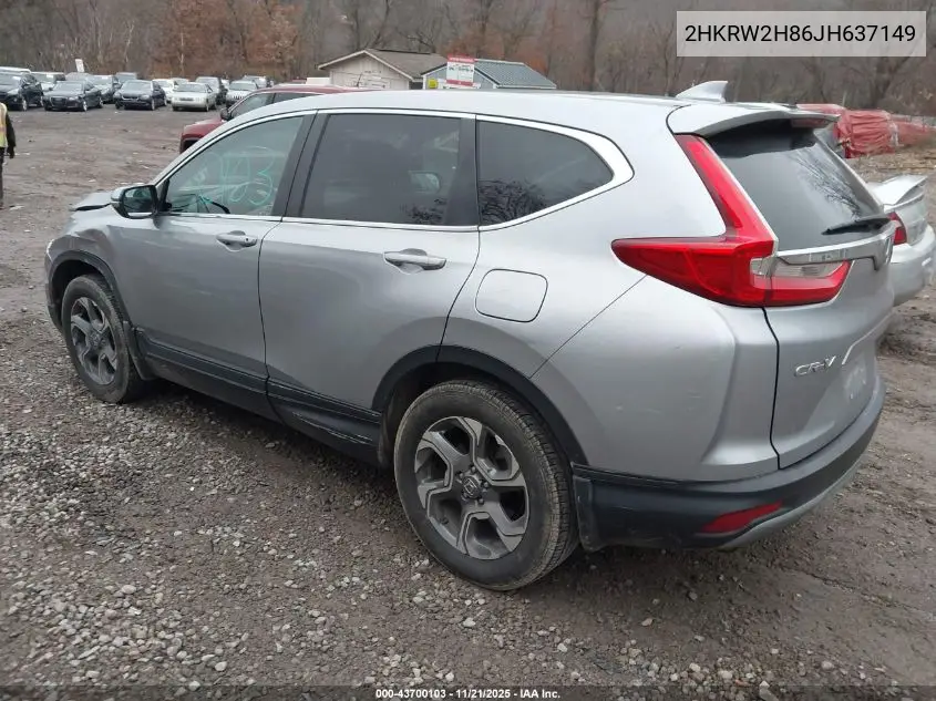 2HKRW2H86JH637149 2018 Honda Cr-V Ex-L/Ex-L Navi