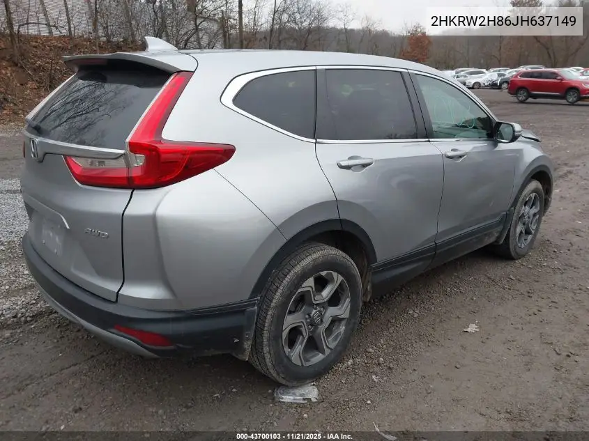 2HKRW2H86JH637149 2018 Honda Cr-V Ex-L/Ex-L Navi