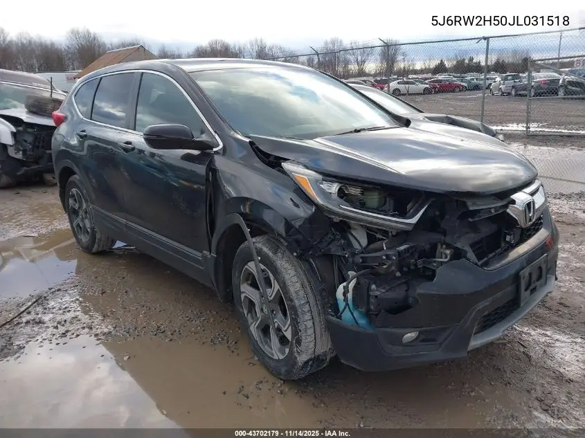 5J6RW2H50JL031518 2018 Honda Cr-V Ex