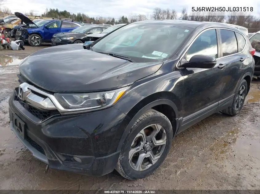 5J6RW2H50JL031518 2018 Honda Cr-V Ex