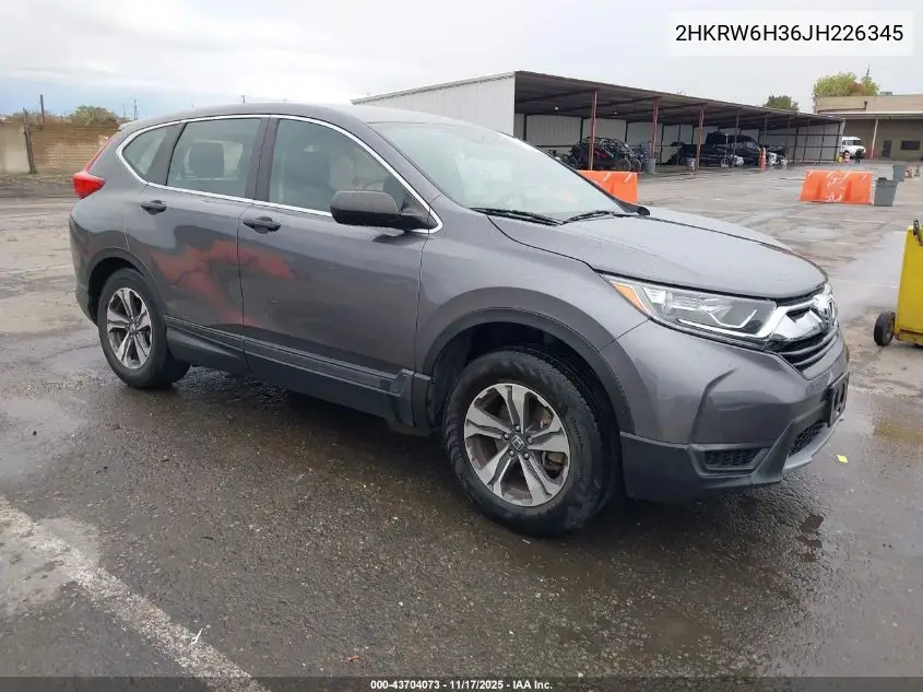 2HKRW6H36JH226345 2018 Honda Cr-V Lx