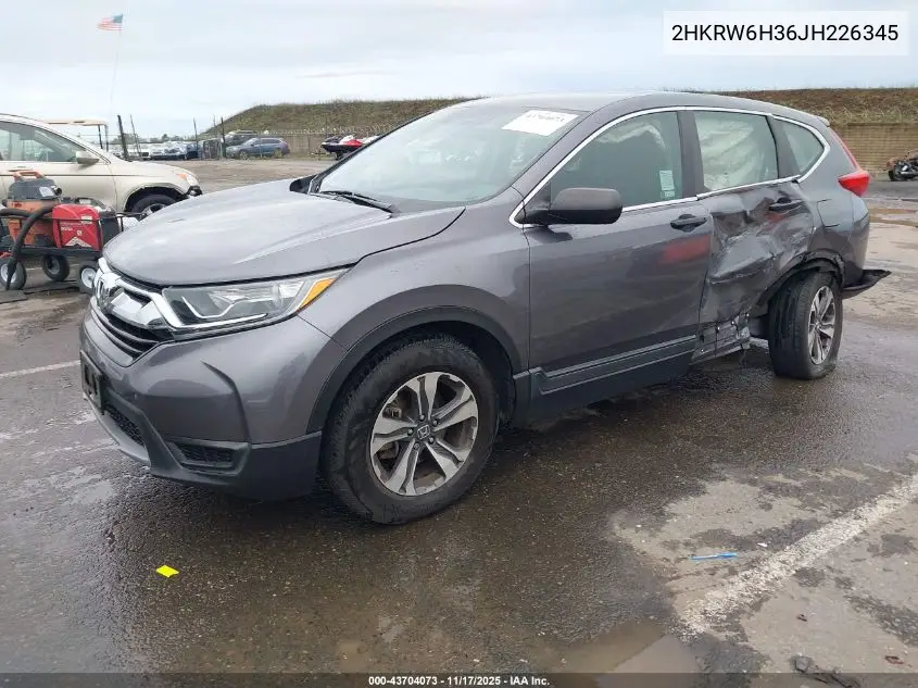 2HKRW6H36JH226345 2018 Honda Cr-V Lx