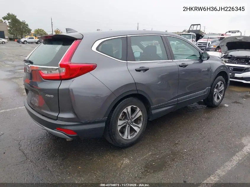 2HKRW6H36JH226345 2018 Honda Cr-V Lx