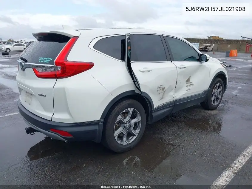 5J6RW2H57JL021908 2018 Honda Cr-V Ex